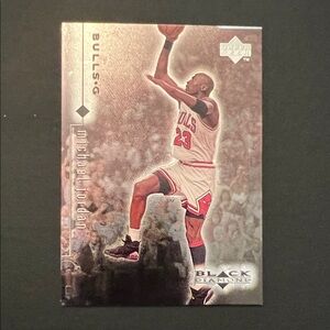 Michael Jordan Upper Deck Black Diamond Basketball Card